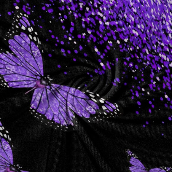 Plus Size Maxi Dress Women Flowy Polyester With Belt V Neck Elegant - Picture 7 of 7